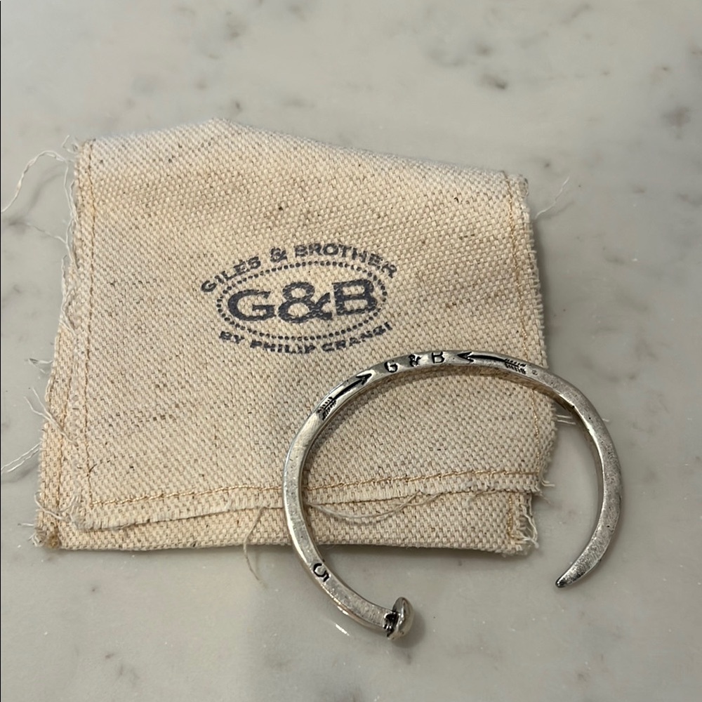 Giles and Brother ORIGINAL SKINNY RAILROAD SPIKE CUFF